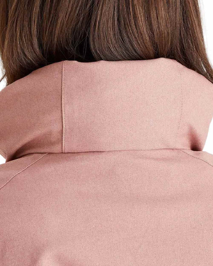 Dusky Pink Coloured Ridgeline Womens Monsoon Light Jacket on white background #colour_dusky-pink