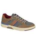 Brown coloured Route 21 Mens 6 Eye Lace Leisure Shoes on white background #colour_brown