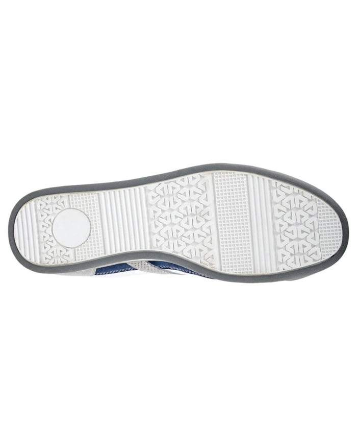 White coloured Route 21 Mens 6 Eye Leisure Shoes on white background #colour_white