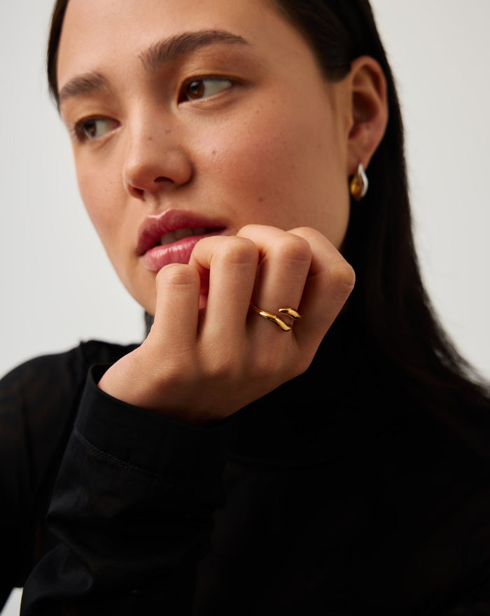 Savi Signature Open Ring | 18ct Gold Vermeil Rings Missoma