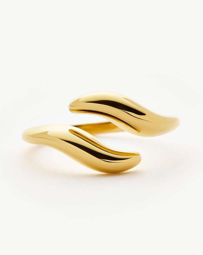 Savi Signature Open Ring | 18ct Gold Vermeil Rings Missoma