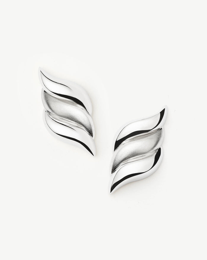 Savi Signature Oversized Stud Earrings | Sterling Silver Earrings Missoma