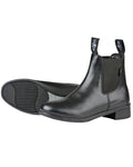 Saxon Childrens Syntovia Jodhpur Boots in Black #colour_black