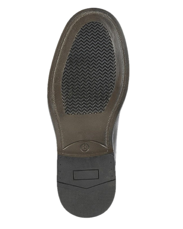 Black Coloured Scimitar Mens Wing Cap Brogue Oxford Shoes on White Background
#colour_black