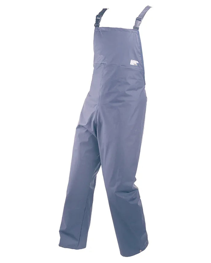 Navy Blue coloured Seal Flex Bib Overtrousers on white background #colour_navy-blue