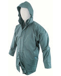 Olive Green coloured Seal Flex Parka on white background #colour_olive-green