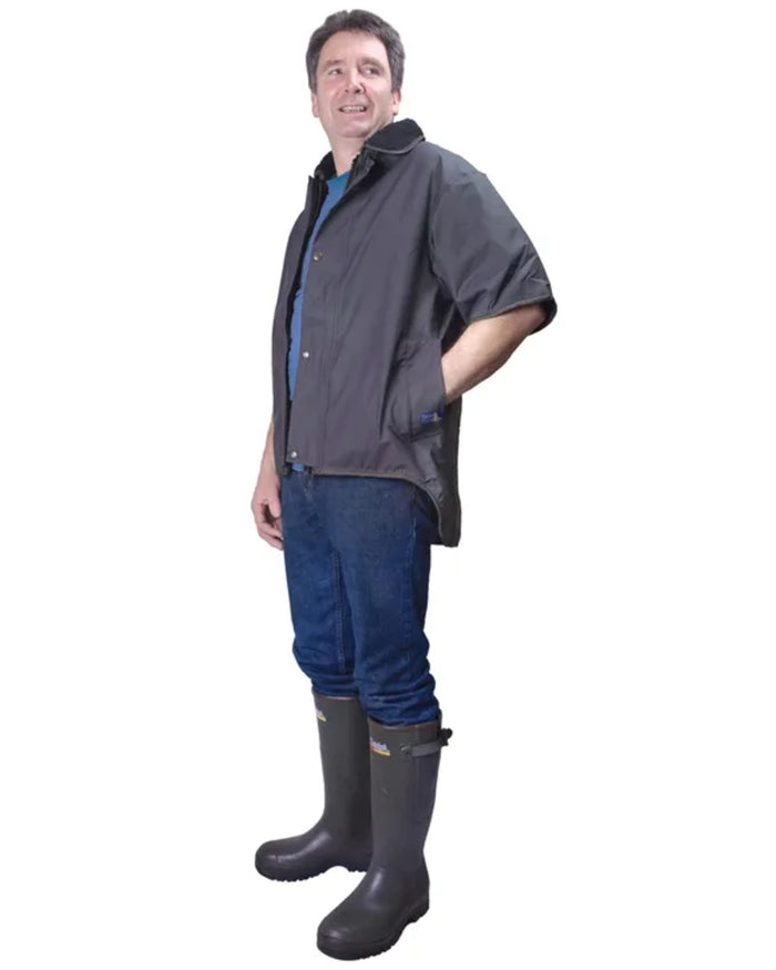 Navy Blue coloured Seal Flex Short Sleeved Vest on white background #colour_navy-blue