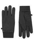 Black coloured Sealskinz Gissing Waterproof Lightweight Fusion Control Gloves on white background #colour_black