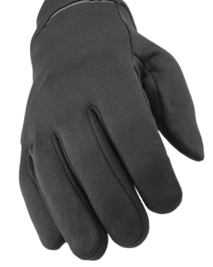 Black coloured Sealskinz Gissing Waterproof Lightweight Fusion Control Gloves on white background #colour_black