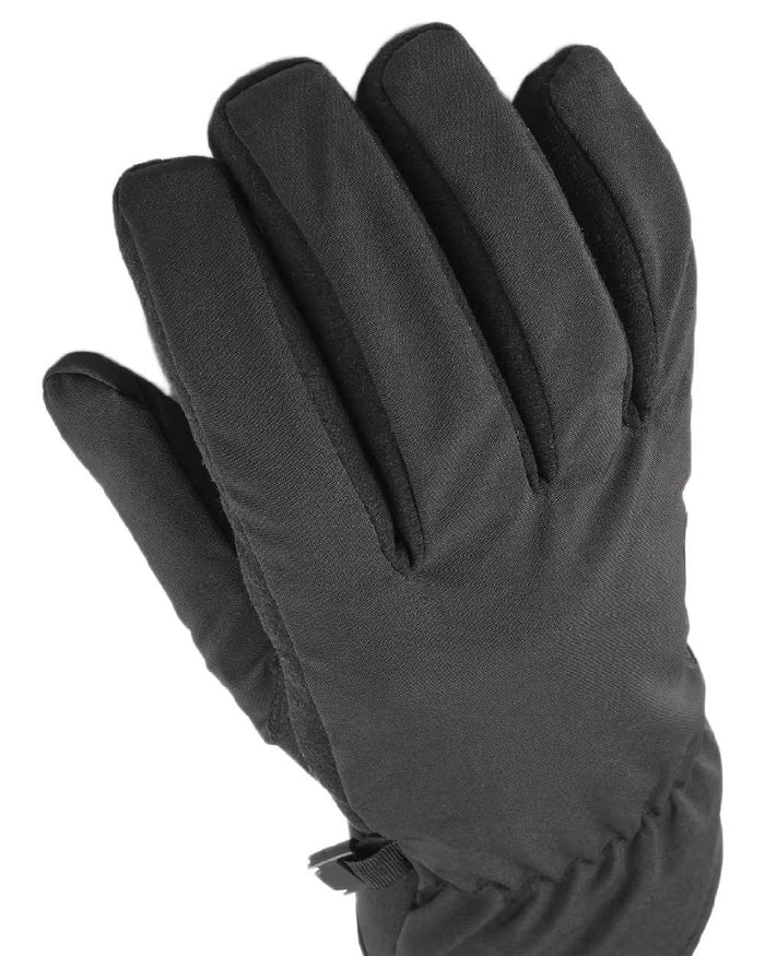 Black Coloured Sealskinz Griston Waterproof All Weather Lightweight Glove on white background #colour_black