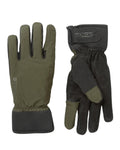 Olive Coloured Sealskinz Stanford Waterproof All Weather Sporting Glove on white background #colour_olive