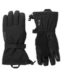 Black coloured Sealskinz Stowbridge Waterproof Automatic Heated Gauntlet on white background #colour_black