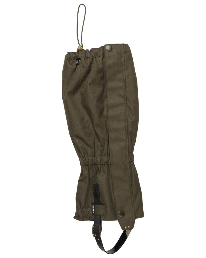 Shaded Olive coloured Seeland Buckthorn Duro Gaiters on white background #colour_shaded-olive