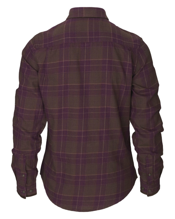 Java Check coloured Seeland Lady Range Shirt on white background #colour_java-check