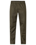 Shaded Olive coloured Seeland Mens Buckthorn Duro Overtrousers on white background #colour_shaded-olive