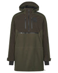 Pine Green coloured Seeland Mens Chaser BGH Smock on white background #colour_pine-green