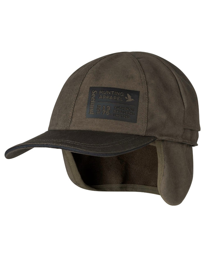 Grizzly Brown coloured Seeland Ultimo Cap on white background #colour_grizzly-brown