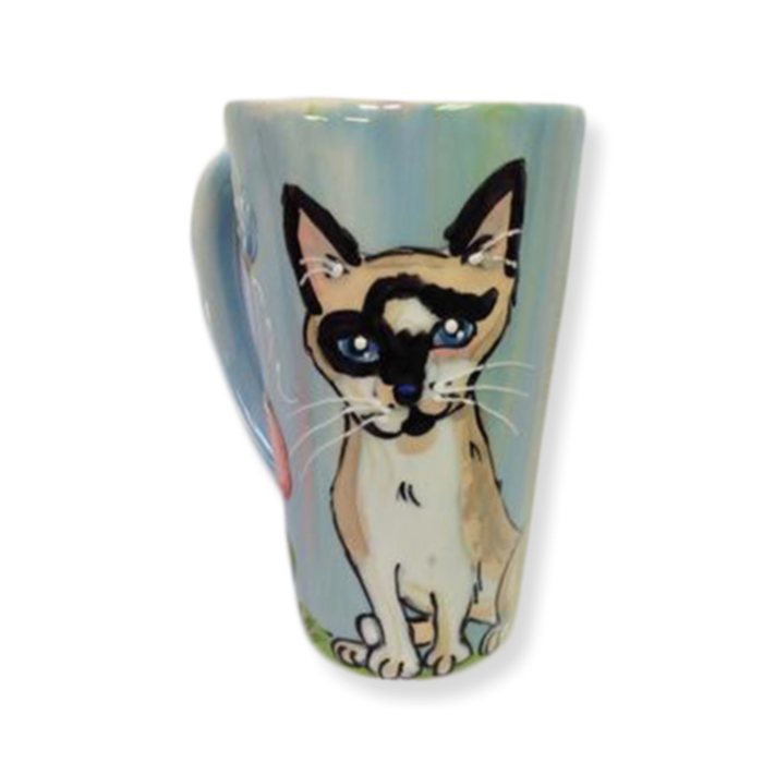 Siamese Cat Latte Mug