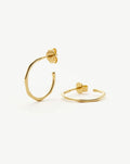 Small Molten Hoop Earrings Earrings Missoma