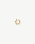 Fine Horseshoe Single Stud Earring | 14ct Solid Gold/Diamond Earrings Missoma