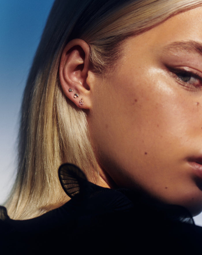 Fine Snake Single Stud Earring Earrings Missoma