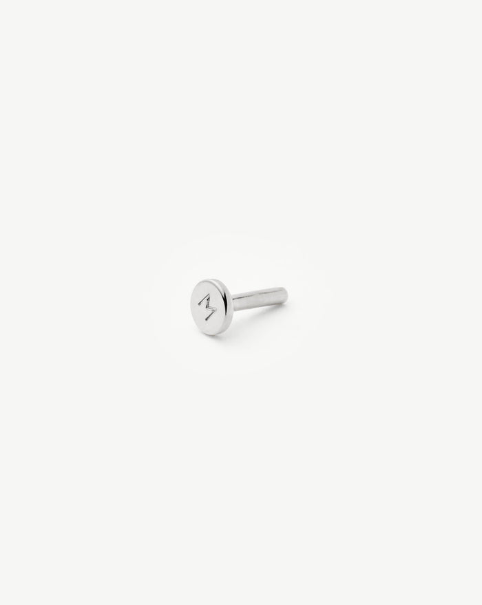 Fine Trio Piercing Stud Earring | 14ct White Gold Earrings Missoma