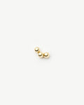Fine Trio Piercing Stud Earring | 14ct Yellow Gold Earrings Missoma