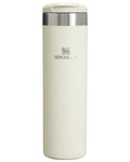 Cream Gloss coloured Stanley AeroLight Transit Mug 0.6L on white background #colour_cream-gloss