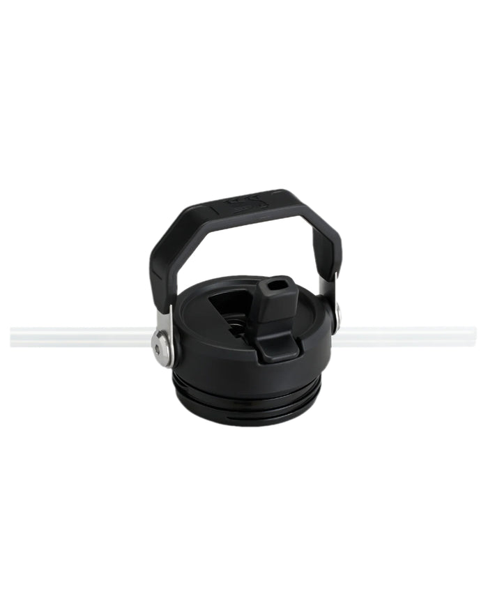 Black Coloured Stanley IceFlow Flip Straw 2.0 Bottle 0.7L on white background #colour_black