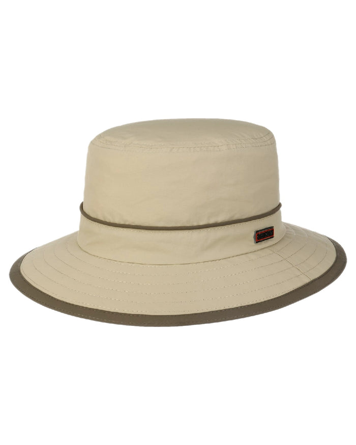 Beige Coloured Stetson Kettering Outdoor Hat on white background #colour_beige