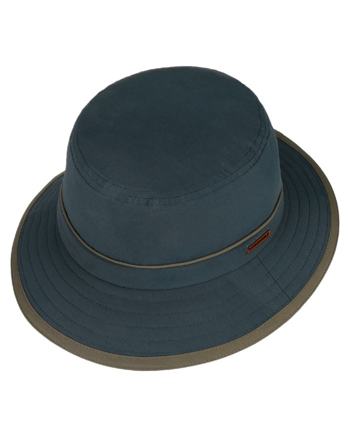 Blue Coloured Stetson Kettering Outdoor Hat on white background #colour_blue