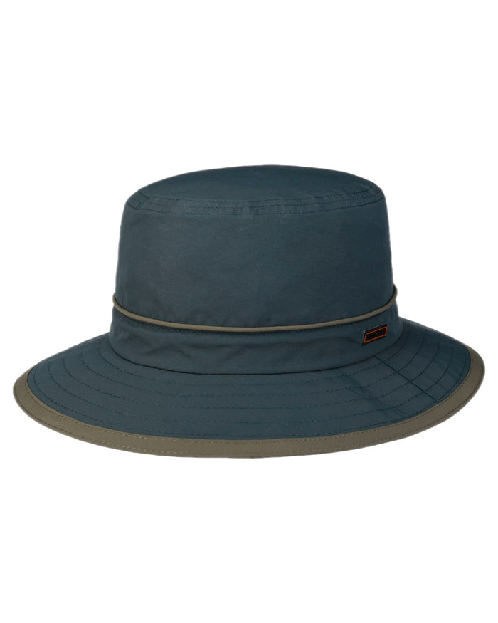 Blue Coloured Stetson Kettering Outdoor Hat on white background #colour_blue