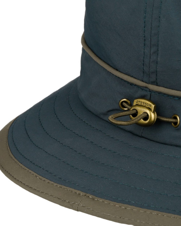 Blue Coloured Stetson Kettering Outdoor Hat on white background #colour_blue