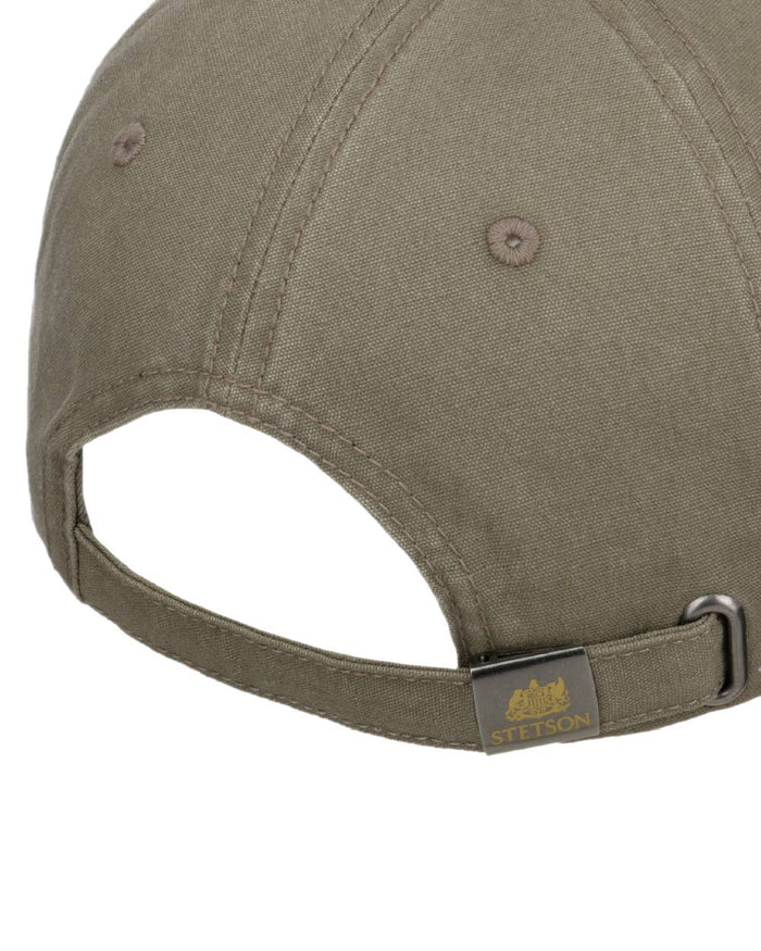 Brown Khaki Coloured Stetson Rustic Cap with UV Protection on white background #colour_brown-khaki