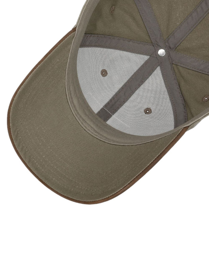 Brown Khaki Coloured Stetson Rustic Cap with UV Protection on white background #colour_brown-khaki