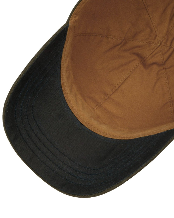 Black Ocean coloured Stetson Yankton Baseball Cap on white background #colour_black-ocean