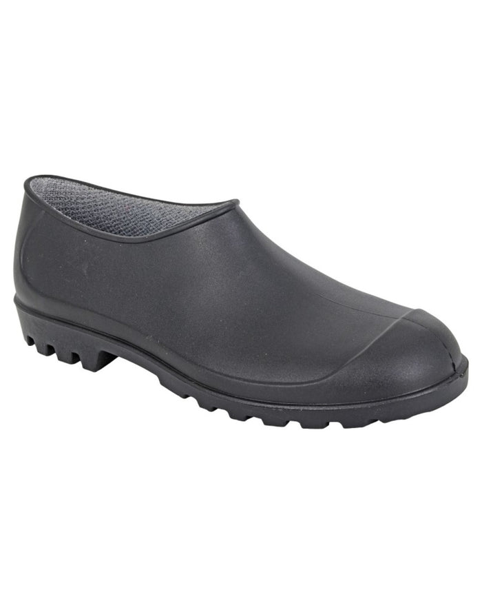 Black coloured Stormwells Gardener Shoe on white background #colour_black
