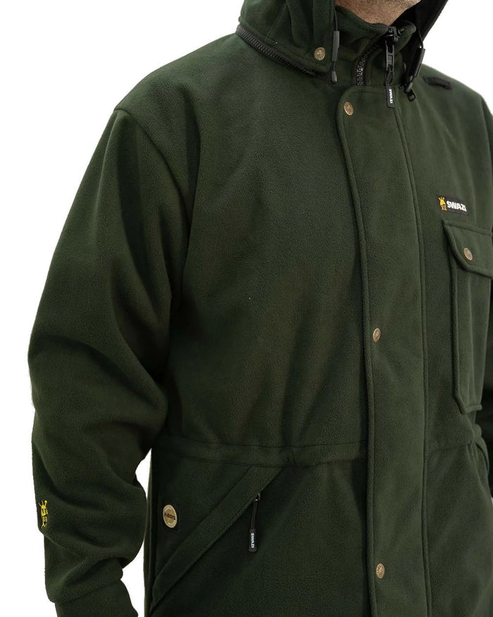 Olive coloured Swazi Mens Windriver Jacket on white background #colour_olive