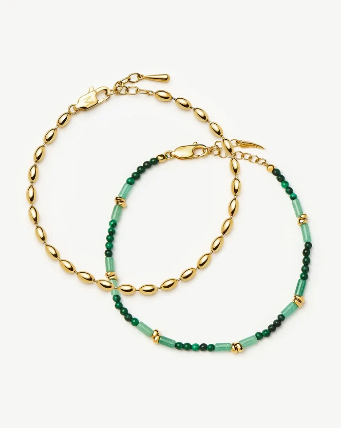 The Destination Bracelet Set | 18ct Gold plated Bracelets Missoma