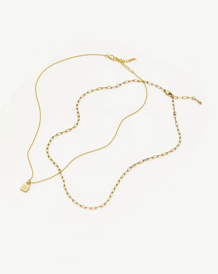 The Effortless Necklace Set | 18ct Gold Plated Necklaces Missoma