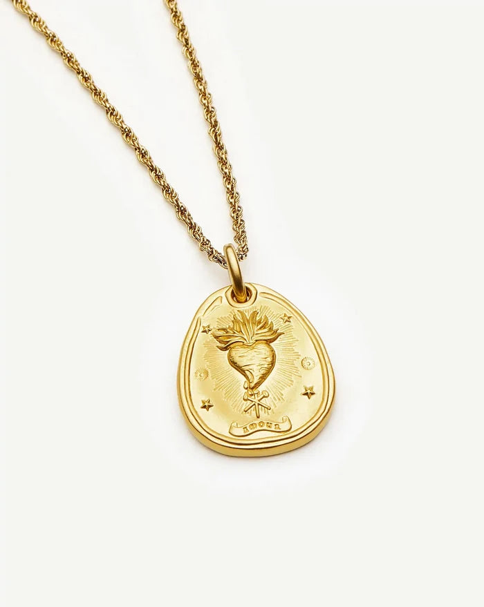 The Heart Talisman Necklace | 18ct Gold Plated Necklaces Missoma