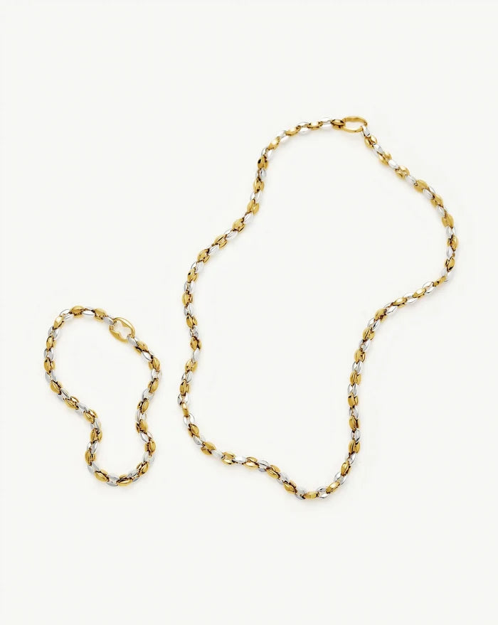 The Mixed Metal Chain Set | Mixed Metal Necklace Sets Missoma