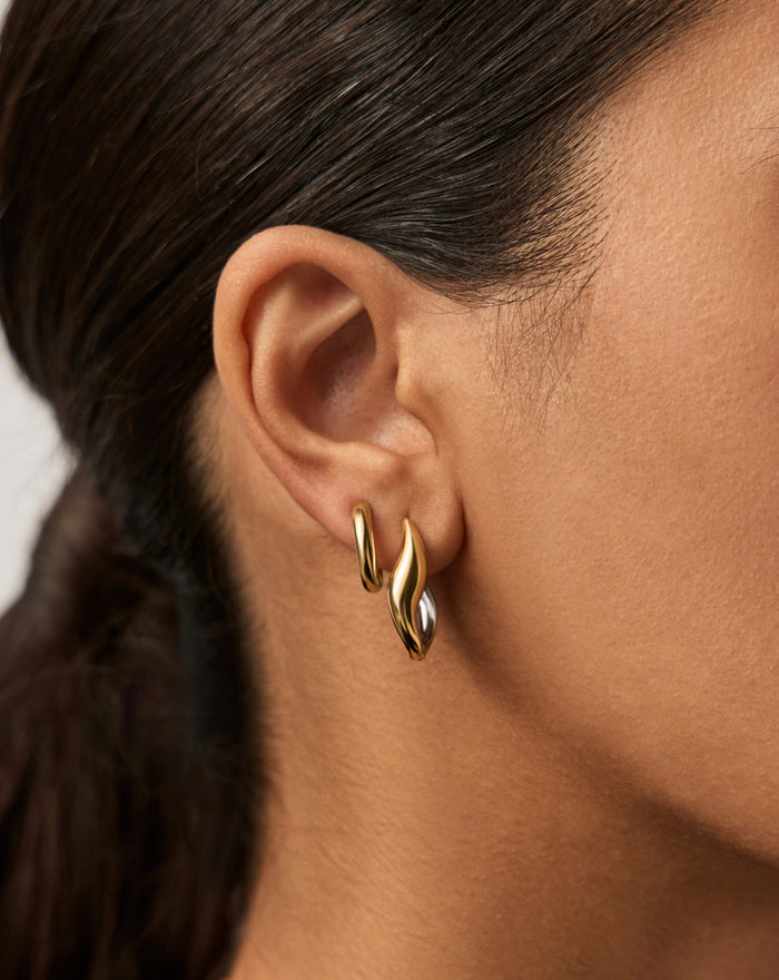 Savi Signature Hoop Set | Gold/Mixed Metal Layering Sets Missoma