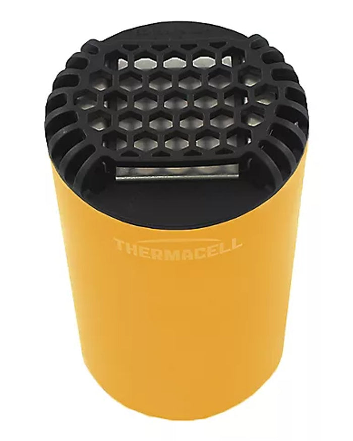 Citrus coloured Thermacell Halo Mini Protector on white background #colour_citrus