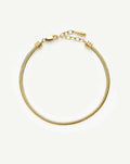 Thin Snake Chain Bracelet | 18ct Gold Plated Bracelets Missoma