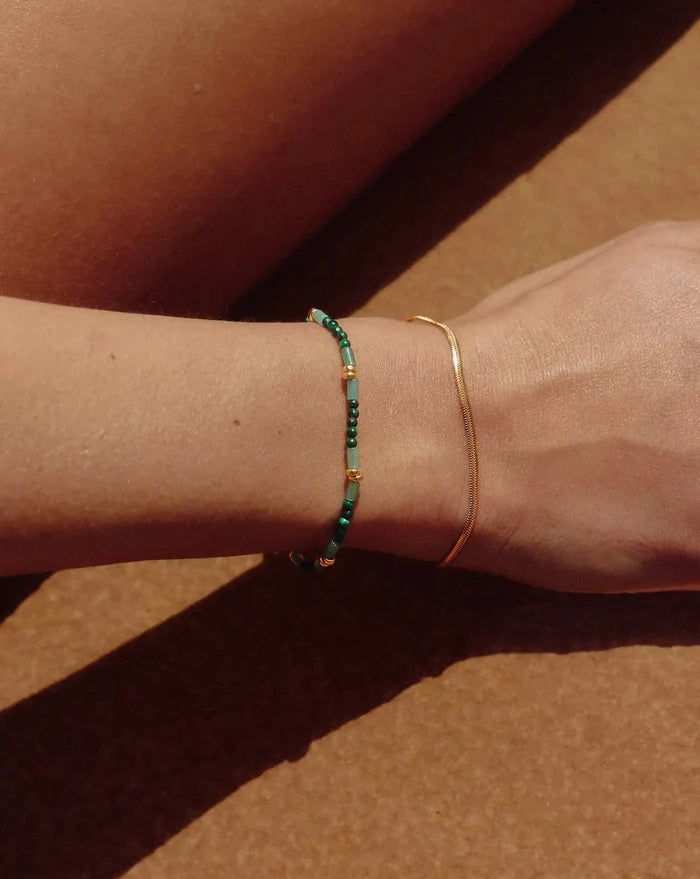 Thin Snake Chain Bracelet | 18ct Gold Plated Bracelets Missoma