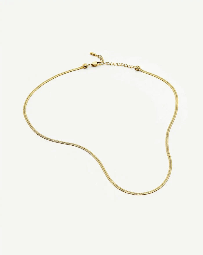Thin Snake Chain Necklace | 18ct Gold Plated Necklaces Missoma