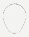 Thin Snake Chain Necklace | Platinum Plated Necklaces Missoma