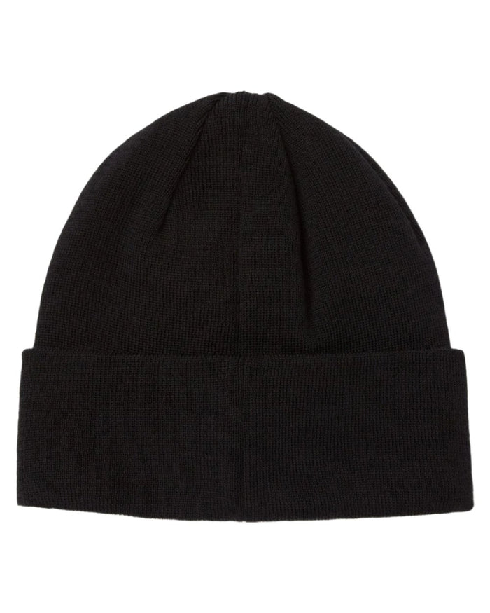 Black Coloured Tilley Hydrowool Beanie on white background #colour_black