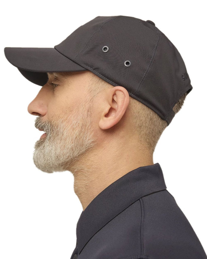 Navy Coloured Tilley New Tech Travel Cap on white background #colour_navy